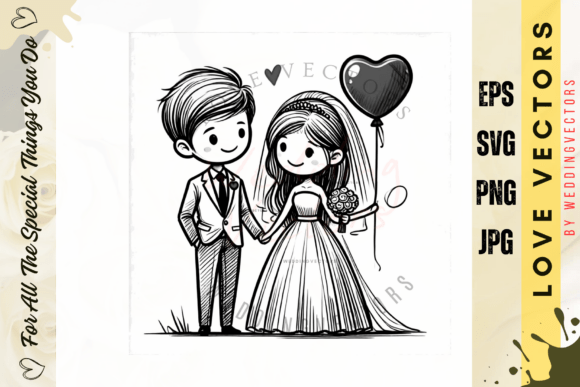 C3747 Wedding Brand Illustration: A Designer's Asset