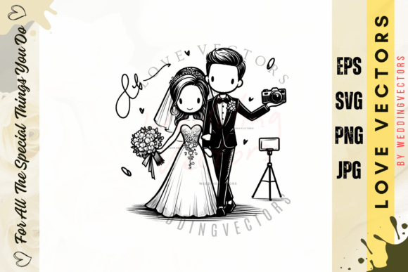 Elegant Love Vectors: The C2685 Design Collection