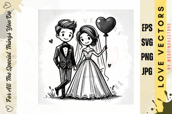 Elegant Modern Wedding Composition - C3783