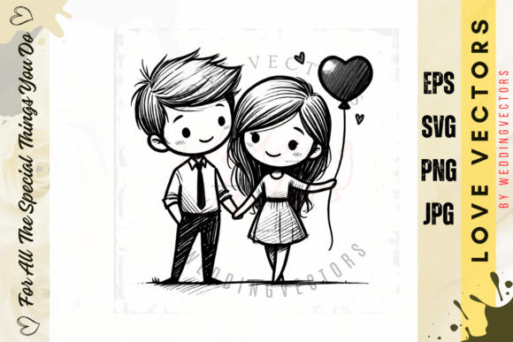Elegant Wedding Couple & Love Vectors: A Designer's Guide