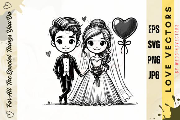 Elegant Wedding Vectors for Timeless Design