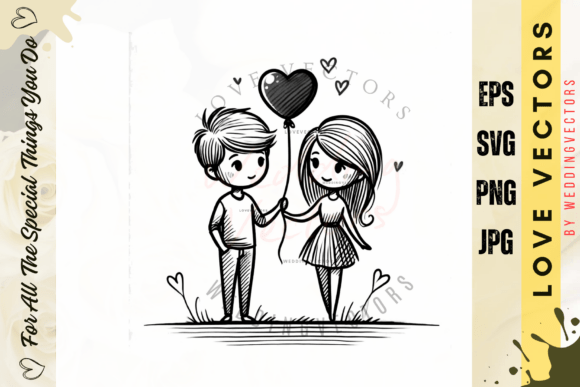 Wedding Couple and Love Vectors - C2640: A Designer's Guide