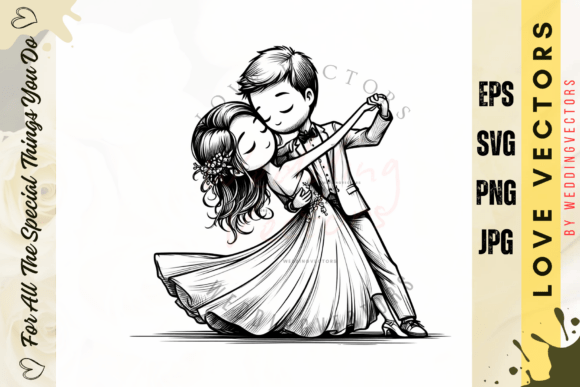 Wedding Couple and Love Vectors - C3686: A Designer's Guide