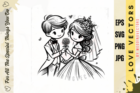 Wedding Couple and Love Vectors - C372: A Design Deep Dive