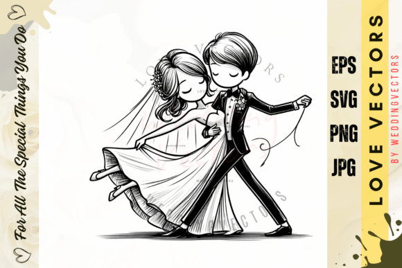 Wedding Couple & Love Vectors: The C3778 Collection